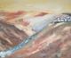Durchs wilde Kurdistan - Connie Albers - Acryl auf Leinwand - Abstrakt-Berge - 