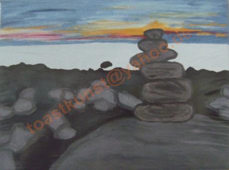 Steine am Fluss - Toast Kunst -  auf  - Array - 