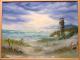 Leuchtturm am Meer ÃlgemÃ¤lde - Marianne Koroll - Ãl auf Leinwand - KÃ¼ste-Himmel-Meer-Wolken - Fotorealismus-GegenstÃ¤ndlich-Naturalismus-Realismus