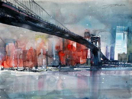 NY. Brooklyn Bridge IV - Johann Pickl - Array auf Array - Array - Array