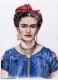 Frida Kahlo - Nicole Zeug - Farbstift auf  - Portrait - 