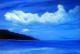 Das Meer - Simone Gehrmann -  auf Leinwand - Himmel-Meer - 