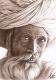 Rajasthan Man - Nicole Zeug - Kohle auf  - Portrait - 