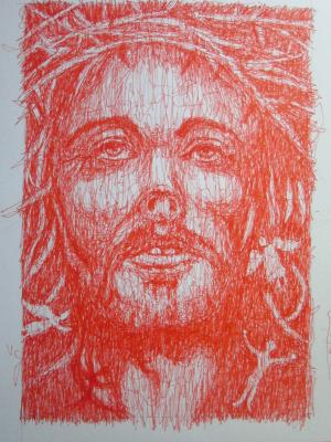 Rotes Jesus - Peter David - Array auf Array - Array - 