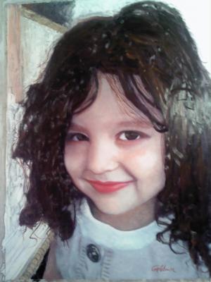 Porträt eines Mädchens - Admir Gabela - Array auf  -  - 
