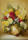 Blumen in Vase - Admir Gabela - Ãl auf  -  - 