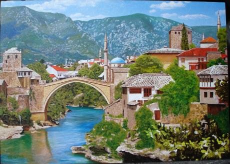 Stadt Mostar - Admir Gabela - Array auf  -  - 