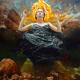 One world - Jolanda Richter - Ãl auf Leinwand - Fantastisch-Menschen-Berge-Wasser - Figuration-GegenstÃ¤ndlich-Klassisch-Naturalismus-Realismus-Symbolismus