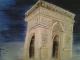 l`Arc de Triomphe - Ursula Langa - Acryl auf Leinwand - Architektur-Reisen - Figuration