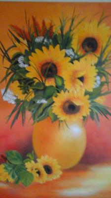 Sonnenblumen - Edith Merkelbach-Gilgen - Array auf Array - Array - Array