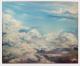Die Wolken - Kristina Yaroslavskaya - Ãl auf Leinwand - Himmel-Wolken - Expressionismus-Figuration-Naturalismus-Realismus