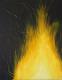 Flamme - Element Feuer - Erich Hold - Acryl auf Leinwand - Sonstiges-Feuer - Realismus