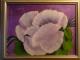 Mohnrose mit orig.Swarovski Kristallen - Edith Schroll - Acryl auf Leinwand - Blumen - Realismus