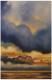 Hohes Wolkenbild - Edda  Felmy - Ãl auf Nessel - Landschaft - GegenstÃ¤ndlich