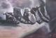 viele Schuhe - Barbara Stehr - Ãl auf Leinwand - Landschaft - Impressionismus