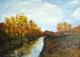 Herbstlandschaft - Heiner HÃ¶ppner - Ãl auf Leinwand - Landschaft - Klassisch