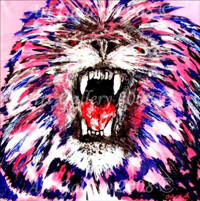 Pink Lion - Arno Diedrich - Array auf Array - Array - Array