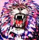 Pink Lion - Arno Diedrich - Acryl auf Leinwand - Tiere - Expressionismus