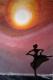 Scottish Ballett dancer in the dawn Scottish Ballett dancer in the dawn