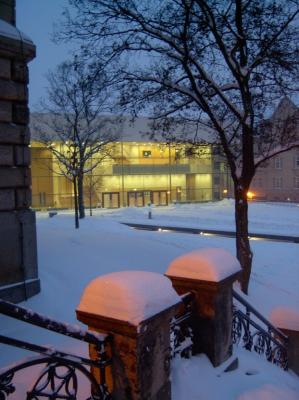 Winter am Universitätsplatz in Halle / Saale - Wolfgang Bergter - auf Array - Array - Winter am Universitätsplatz in Halle / Saale - Wolfgang Bergter - auf Array - Array -