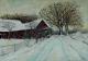 Winterzeit - Bernd Fricke - Ãl auf Leinwand - Musik-Schnee-Winter - Impressionismus