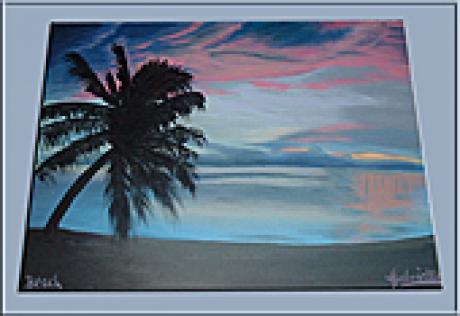 Beach, Acryl auf Leinen - Gabrielle - Array auf Array - Array - Beach, Acryl auf Leinen - Gabrielle - Array auf Array - Array -