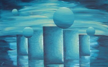 Blue Sphere - Sabrina Pleiner - Array auf Array - Array - Blue Sphere - Sabrina Pleiner - Array auf Array - Array -