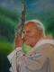 Johannes Paul II -  Hans Zwicker - Ãl auf Leinwand - Sonstiges-Portrait - 