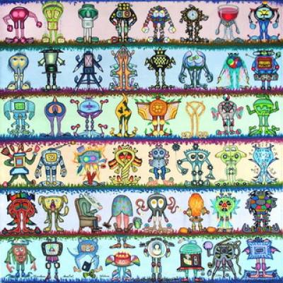 Variations of backsides Nr.2 - Mashikus - Array auf Array - Array - Variations of backsides Nr.2 - Mashikus - Array auf Array - Array -