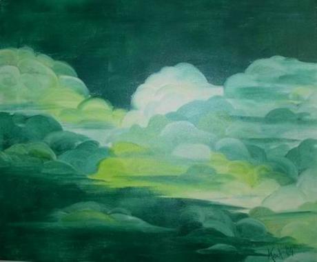 Grünes Wolkenmeer - Ursula Koch - auf - Array - Grünes Wolkenmeer - Ursula Koch - auf - Array -