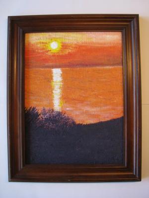 Bild -Sonnenuntergang- - Simone Harnisch - Array auf Array - Array - Bild -Sonnenuntergang- - Simone Harnisch - Array auf Array - Array -