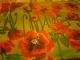 Mohnblumenfeld -  butterfly - Acryl auf Leinwand - Blumen - 