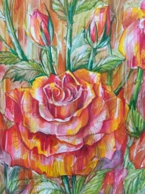 Rot-Gelbe Rose - Wolfgang Archibald Nagl - Array auf Array - Array - Rot-Gelbe Rose - Wolfgang Archibald Nagl - Array auf Array - Array -