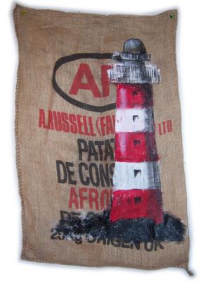Leuchtturm No. 3 auf Kartoffelsack - Karin Tauer - Array auf Array - Array - Leuchtturm No. 3 auf Kartoffelsack - Karin Tauer - Array auf Array - Array -