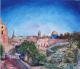 Jerusalem - Bernd Fricke - Ãl auf Leinwand - Stadtansichten-Reisen - Impressionismus