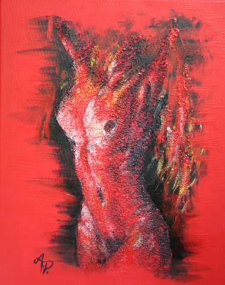 Akt in Rot - Andrea Plank - auf - Array - Akt in Rot - Andrea Plank - auf - Array -
