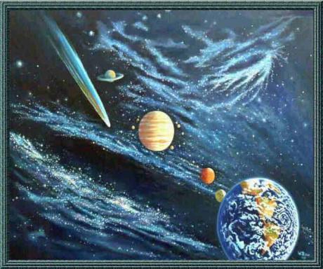 Kometenhimmel  - Wolfgang Rose -  auf  - Array - 