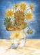 Sonnenblumen (1999) GeoArt - Sigurd SchÃ¶nherr    Kunstgarage.com - Aquarell auf Papier - Blumen-Sonnenblumen - 