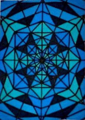 Mosaic Window - Blue (2002) -Kristin S.- - Kristin S. - Array auf Array - Array - Mosaic Window - Blue (2002) -Kristin S.- - Kristin S. - Array auf Array - Array -
