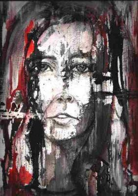 Portrait rouge-noir (2002) Helmut Herzog - Helmut Herzog - Array auf Array - Array - 