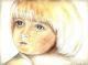 Portrait eines MÃ¤dchen (2002) Helmut Herzog - Helmut Herzog - Aquarell auf Papier - Sonstiges-Portrait-MÃ¤dchen - 