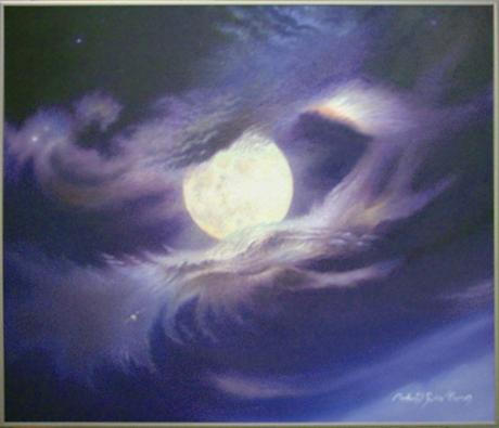 Mond zwischen Wolken (2002) - Astrid Stolberg -  auf Array - Array - 