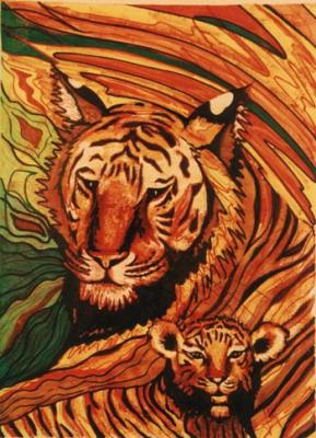 Tiger (2003) Udo Burkhardt - Udo Lutz Burkhardt -  auf Array - Array - 