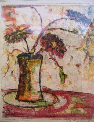 Blumenvase (1998) - Udo Lutz Burkhardt -  auf Array - Array - 