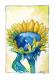 Sunflower Blue (1997) Britta Oellrich -  Britta Oellrich - Aquarell auf Papier - Sonstiges - 