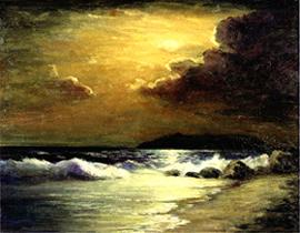 Moonlight on sea beach (Thailand) 1999 Edvard Sasu - Edvard Sasun -  auf  - Array - 
