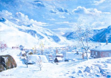 Winter in Meghradzor (2006) - Edvard Sasun - Array auf Array - Array - 