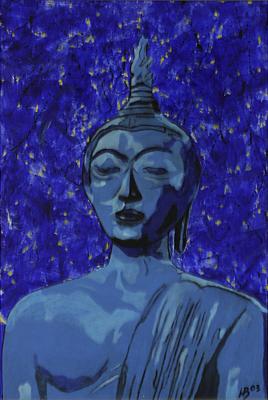 Buddha in Blau - Hans Batschauer - Array auf Array - Array - Array
