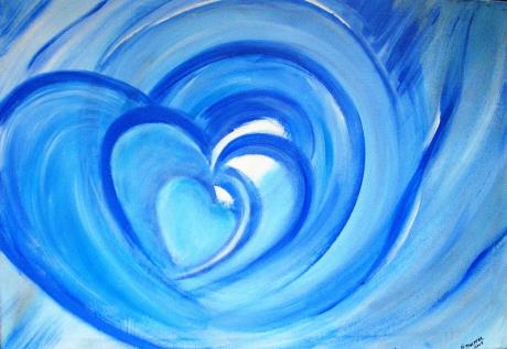 BLUE HEART - Gabriele Pfeiffer - Array auf Array - Array - 