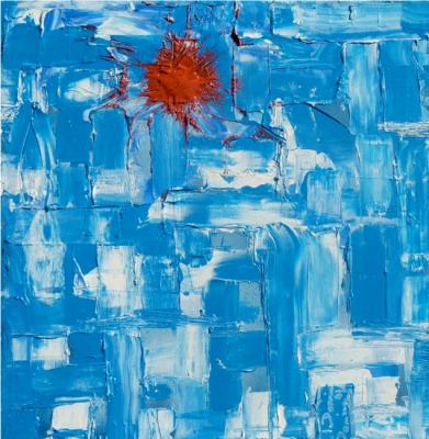 Blood spot on patchwork  - Dr. Ingo Sonntag Domingo-Art - Array auf Array - Array - 